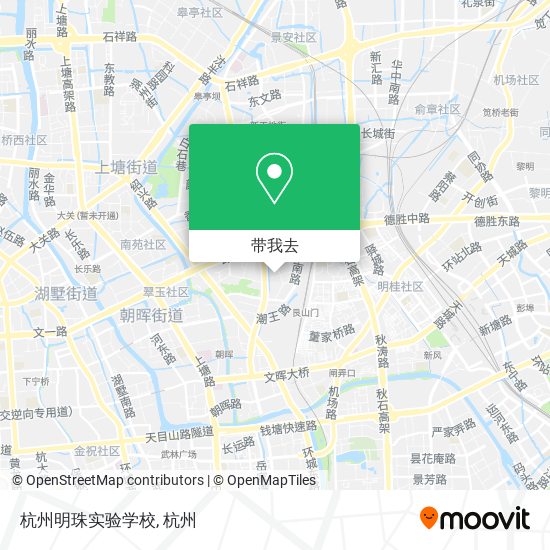 杭州明珠实验学校地图