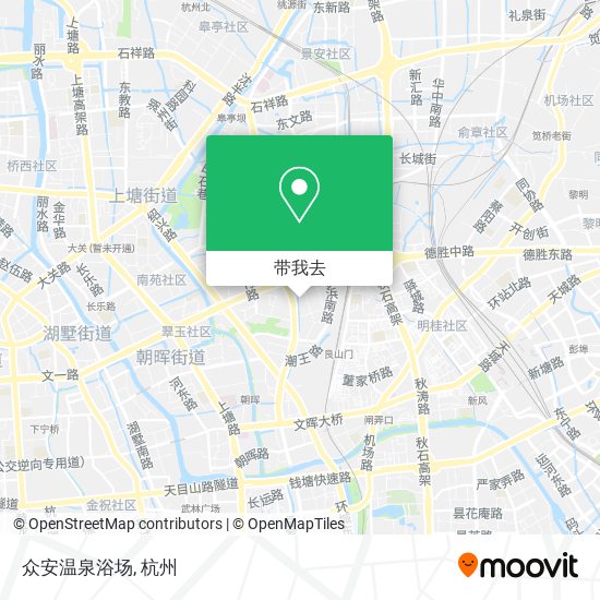众安温泉浴场地图
