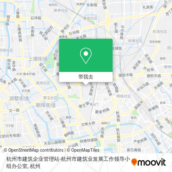 杭州市建筑企业管理站-杭州市建筑业发展工作领导小组办公室地图