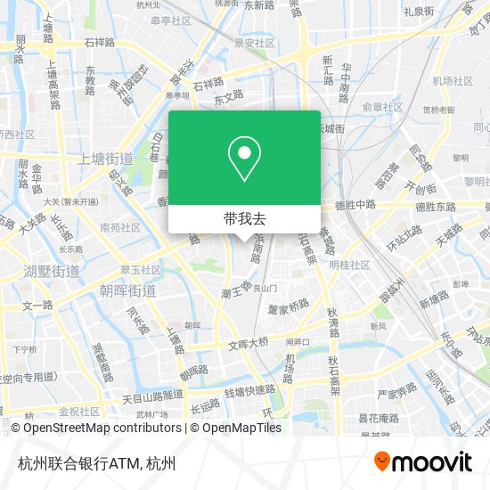 杭州联合银行ATM地图