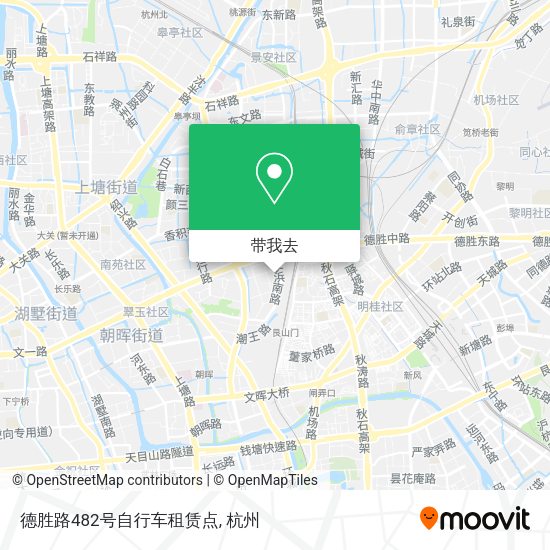 德胜路482号自行车租赁点地图