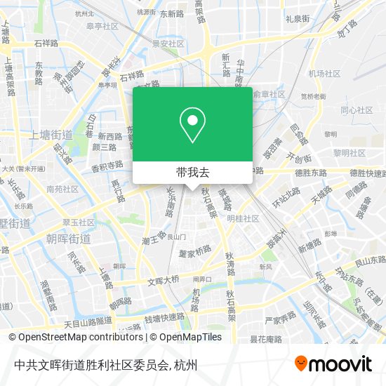 中共文晖街道胜利社区委员会地图