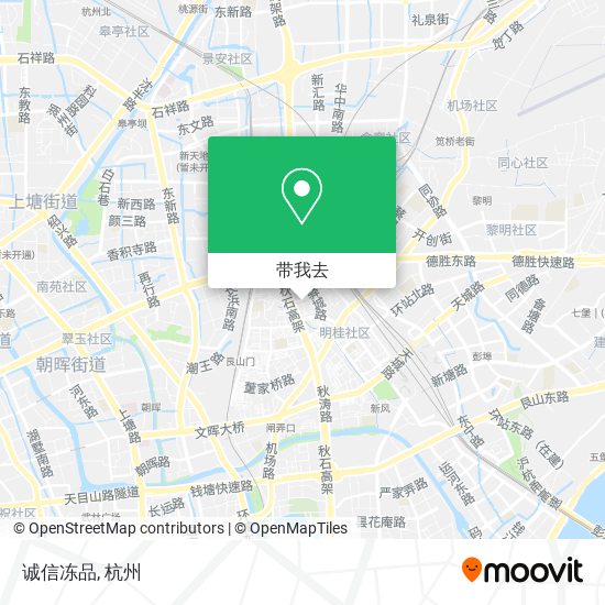 诚信冻品地图