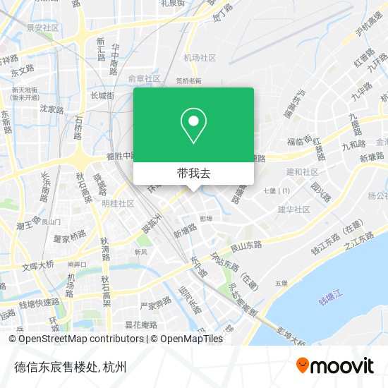 德信东宸售楼处地图