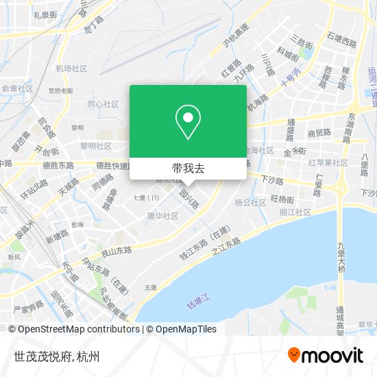 世茂茂悦府地图