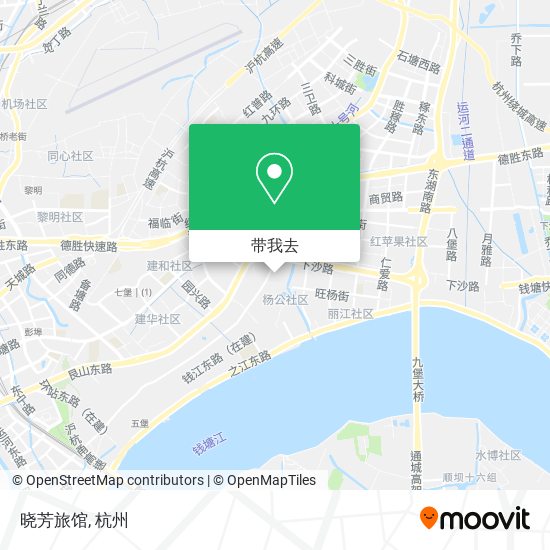 晓芳旅馆地图