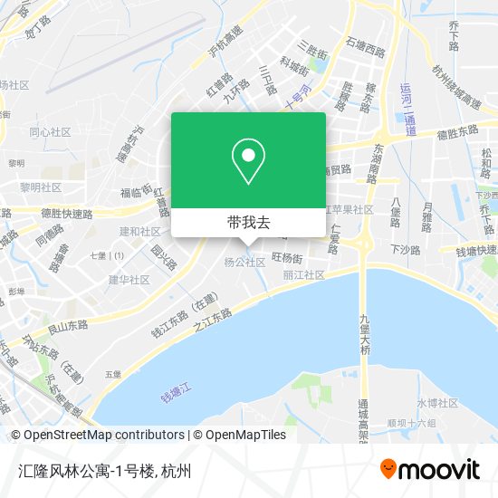 汇隆风林公寓-1号楼地图