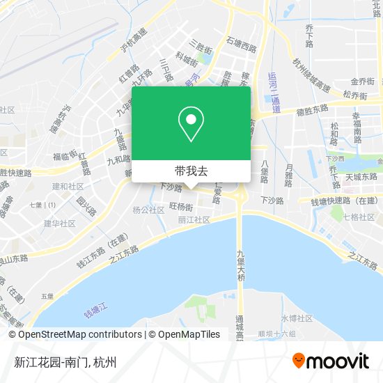 新江花园-南门地图