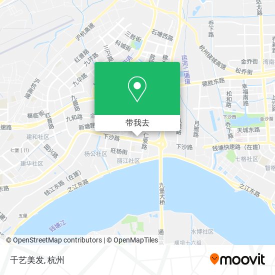 千艺美发地图