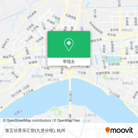 第五弦音乐汇馆(九堡分馆)地图