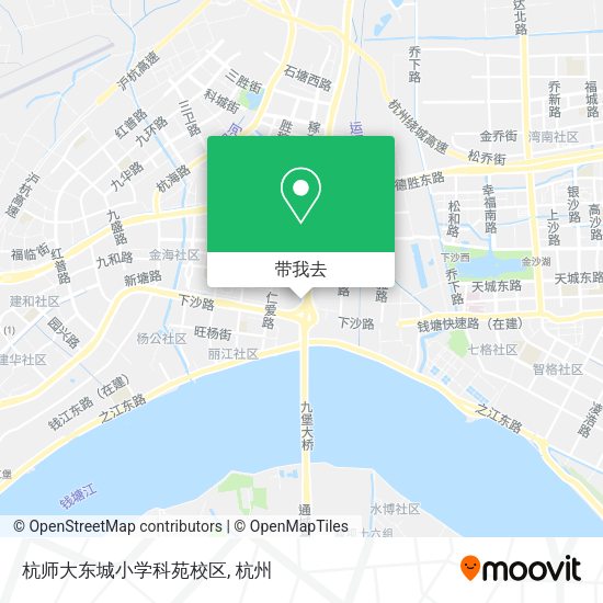 杭师大东城小学科苑校区地图