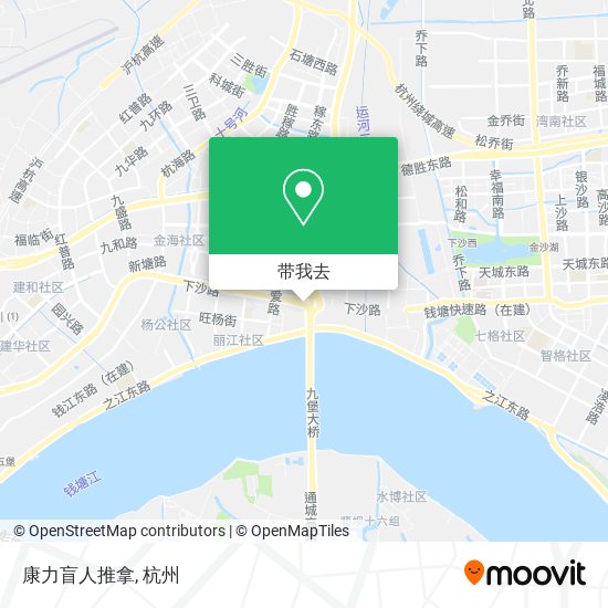 康力盲人推拿地图