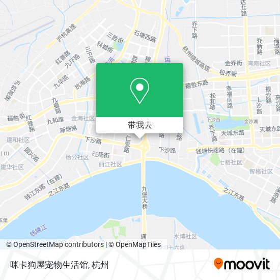 咪卡狗屋宠物生活馆地图