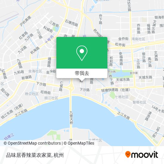 品味居香辣菜农家菜地图