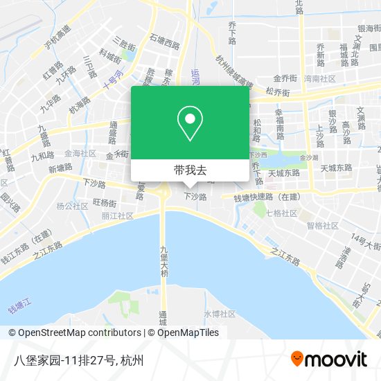 八堡家园-11排27号地图