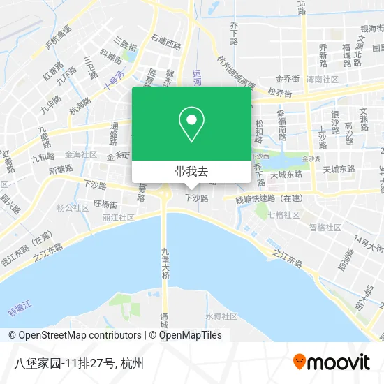 八堡家园-11排27号地图
