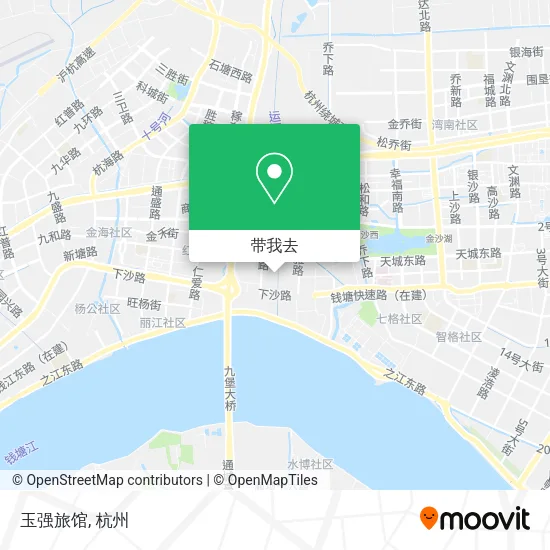 玉强旅馆地图