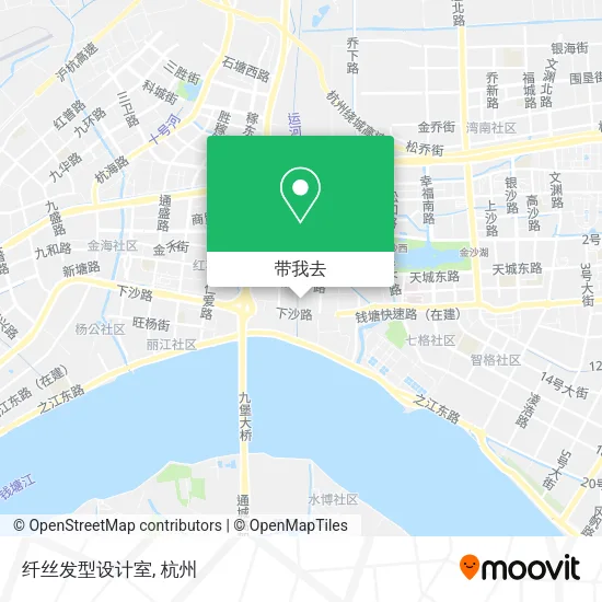 纤丝发型设计室地图