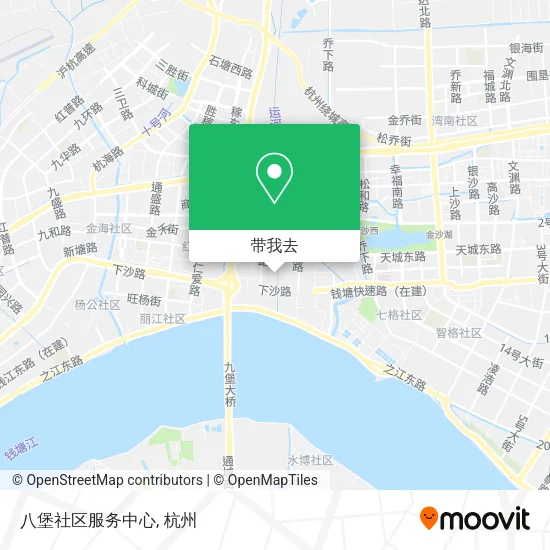 八堡社区服务中心地图