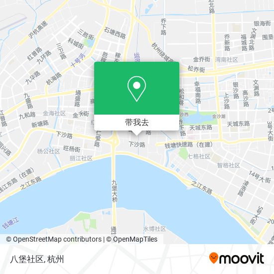 八堡社区地图