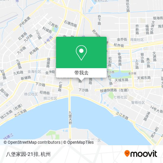 八堡家园-21排地图