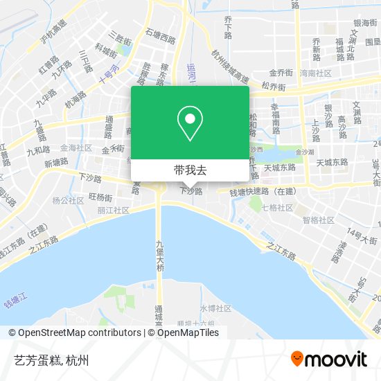 艺芳蛋糕地图