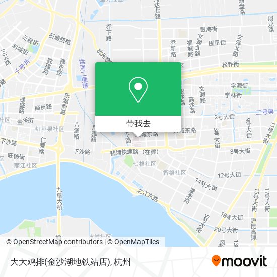 大大鸡排(金沙湖地铁站店)地图