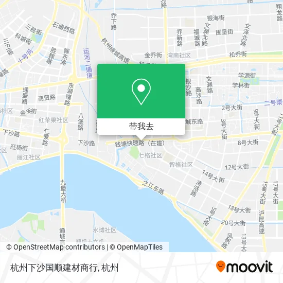 杭州下沙国顺建材商行地图