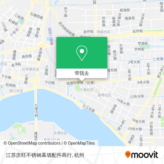 江苏庆旺不锈钢幕墙配件商行地图