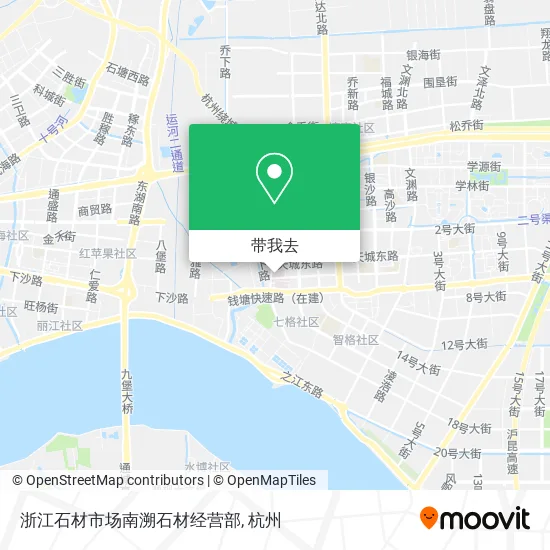 浙江石材市场南溯石材经营部地图