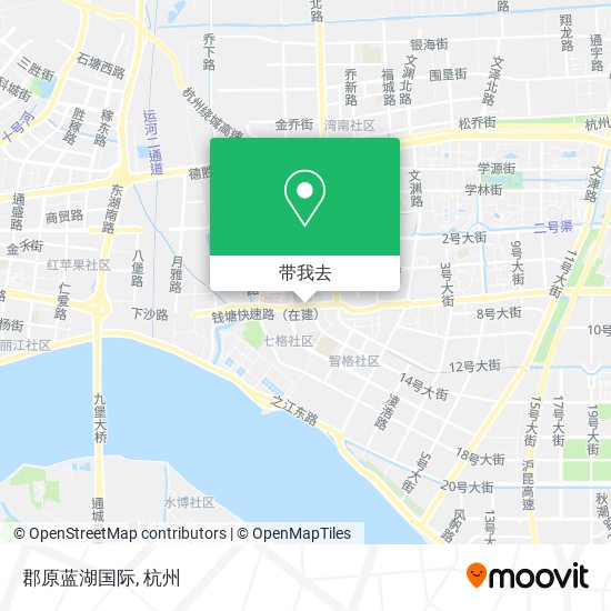 郡原蓝湖国际地图