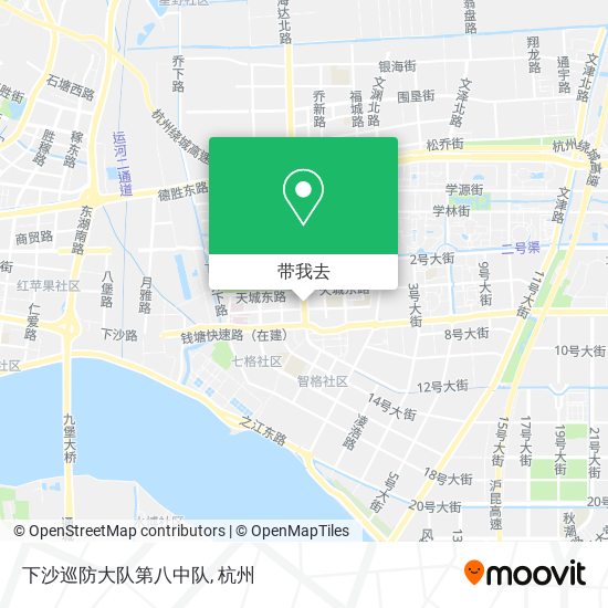 下沙巡防大队第八中队地图