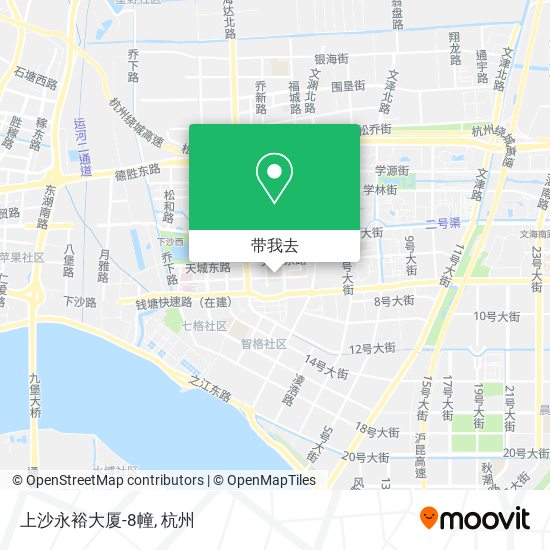 上沙永裕大厦-8幢地图