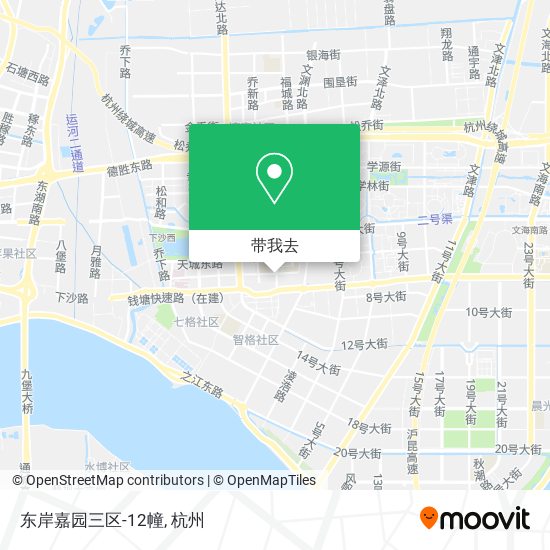 东岸嘉园三区-12幢地图