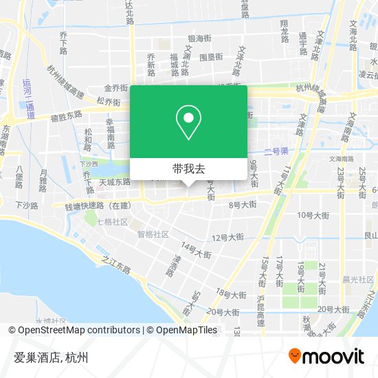 爱巢酒店地图