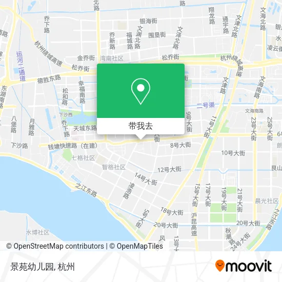 景苑幼儿园地图