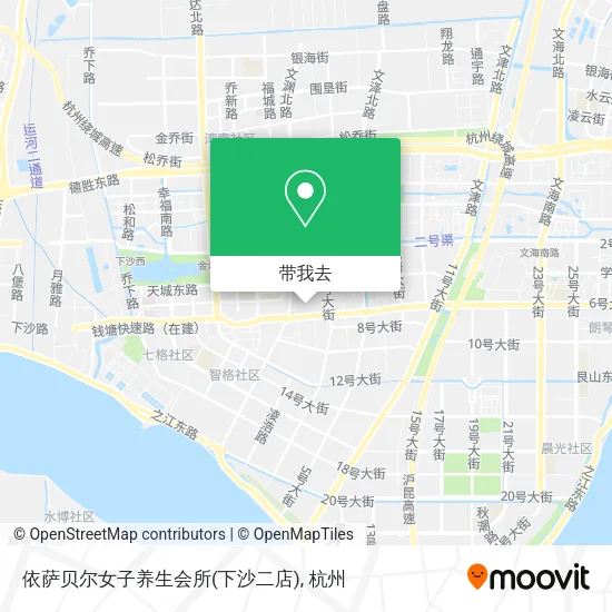 依萨贝尔女子养生会所(下沙二店)地图
