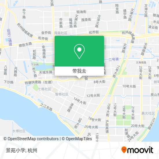 景苑小学地图
