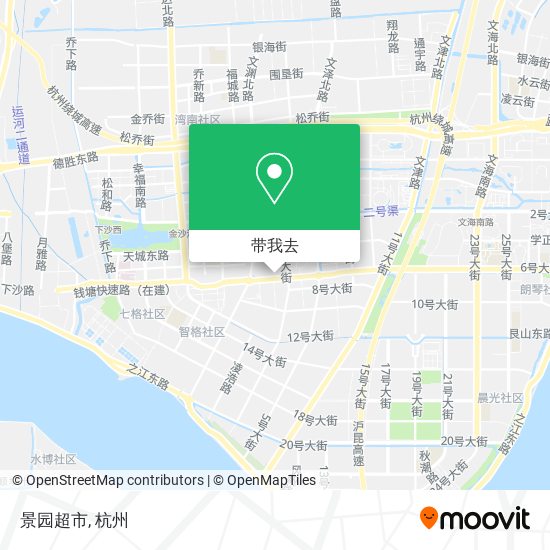 景园超市地图