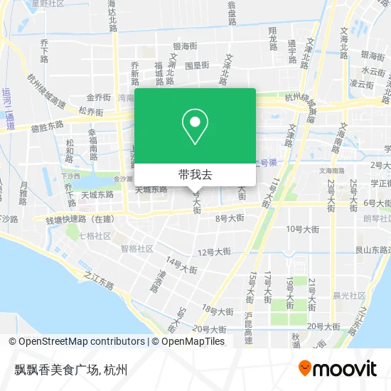 飘飘香美食广场地图