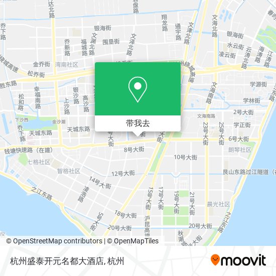 杭州盛泰开元名都大酒店地图