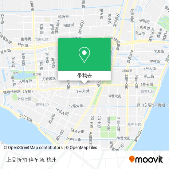 上品折扣-停车场地图