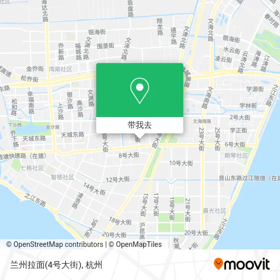 兰州拉面(4号大街)地图