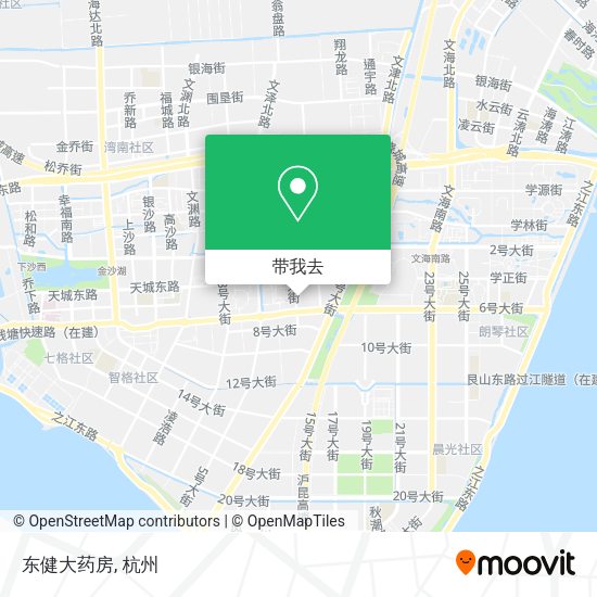 东健大药房地图