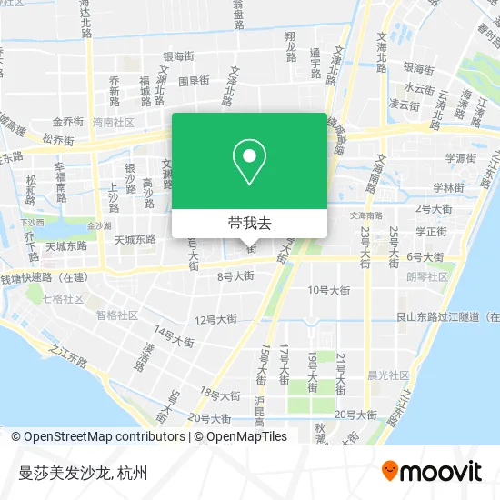 曼莎美发沙龙地图