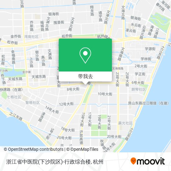 浙江省中医院(下沙院区)-行政综合楼地图