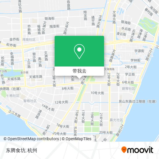 东腾食坊地图