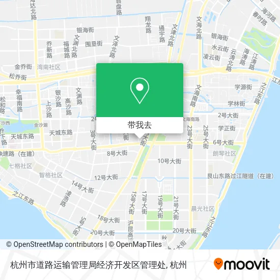 杭州市道路运输管理局经济开发区管理处地图