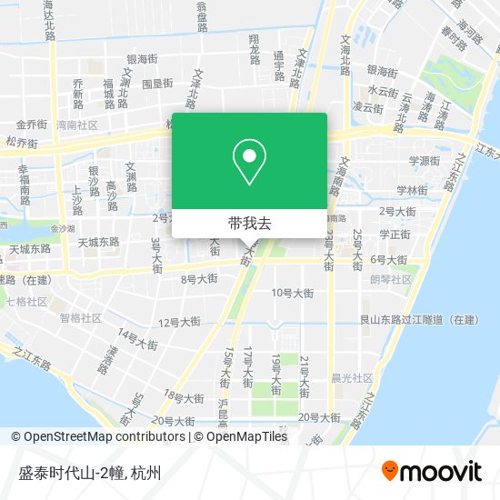 盛泰时代山-2幢地图