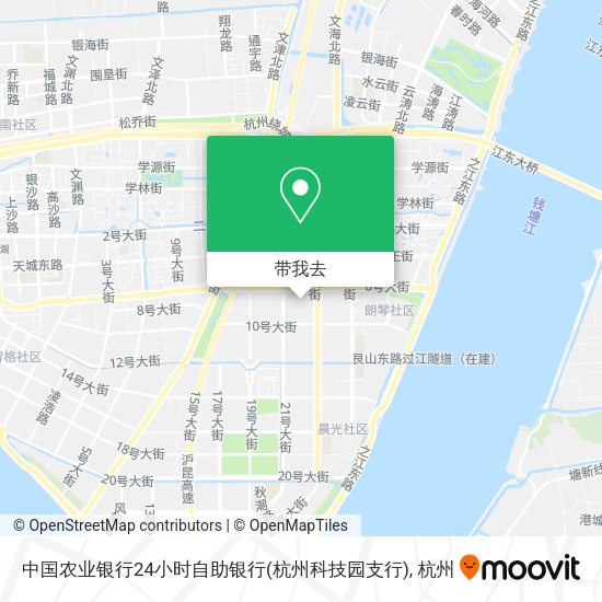 中国农业银行24小时自助银行(杭州科技园支行)地图